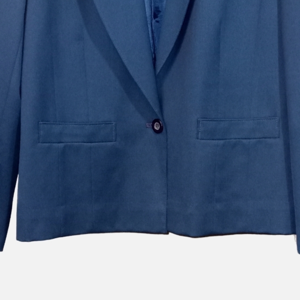 Pendleton 100% Virgin Wool Single Button Navy Blu… - image 4